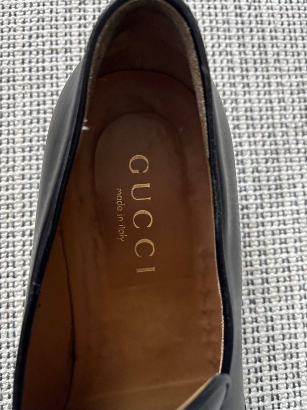 Gucci Black Leather Tassel Loafers - Picture 9 of 14